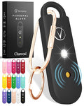 Vantamo Personal Alarm for Self Defense with Low Battery Notice, Strobe Light & Extra Loud 130 dB Double Speakers Safety Keychain Set for Women, Rechargeable Panic Button for Womens Self Defense - color: Charcoal