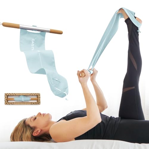 CastleFlexx Mobility and Full Body Strengthening Device - color: Aqua, size: Standard 5'0 - 5'8