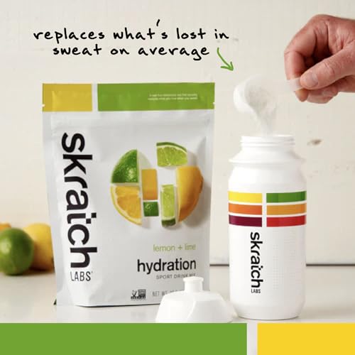 Skratch Labs Hydration Sports Drink Mix, Lemon Lime, 60 Servings - size: 60 Servings (Pack of 1)