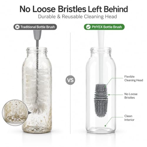 2 Pack Bottle Brushes - color: White