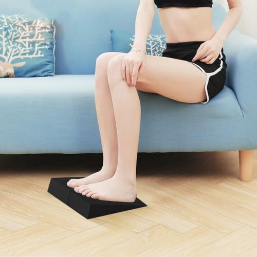 Yoga Wedge Block Inlisy Foam Squat Wedges Slant Board, 2 Pcs Calf Stretcher