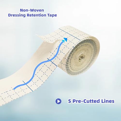 Dressing Retention Tape 4" x 11 yd, 1 Roll - size: 4InchesX11Yards