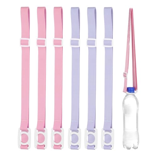PATIKIL Water Bottle Lanyard - color: Pink/Purple/White