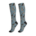 Cute Dog Compression Socks Women Men, Dog Lover Gift - color: Schnauzer1