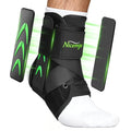 Quick Lace Up Ankle Brace with Stabilizing Pads for Men & Women(S) - size: Small