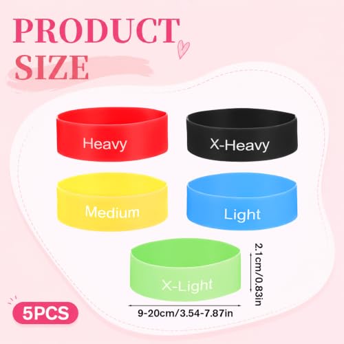 JJUNW 5Pcs Toe Resistance Bands, Toe Stretcher Strengthener Band for Bunion - color: colorful