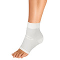 OrthoSleeve FS6 Foot Bracing (Single Sleeve) treats Plantar Fasciitis, Achilles Tendonitis and relieves heel pain in a soft, moisture-wicking fabric - color: White, size: Small