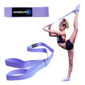 Myosource Kinetic Bands Cheerleading Flexibility Stunt Strap - Improve Stretching and Stunts for Cheer Dance Gymnastics & Physical Therapy – Stocking Stuffers Present for Kids Girls Adults - 12 Colors - color: Lavender