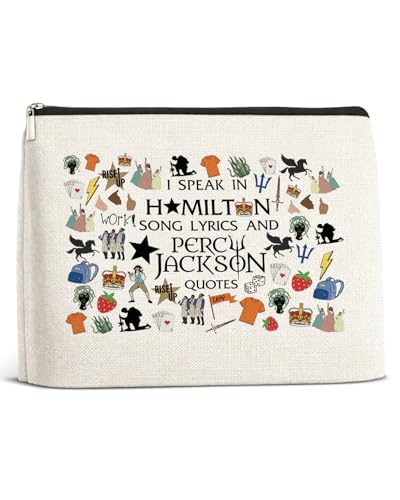 Pjo Merch Makeup Bag, Musical Merchandise Percy Movie Gifts for Fans - color: PJO