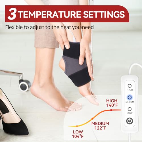 Ankle Heating Pad for Ankle Arthritis Pain Relief USB Powered