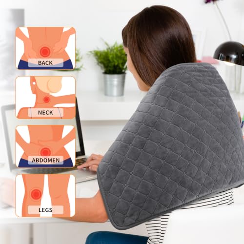 Heating Pad for Back - 32"x17" XXXL Electric Heating Pad - size: 32"x17"