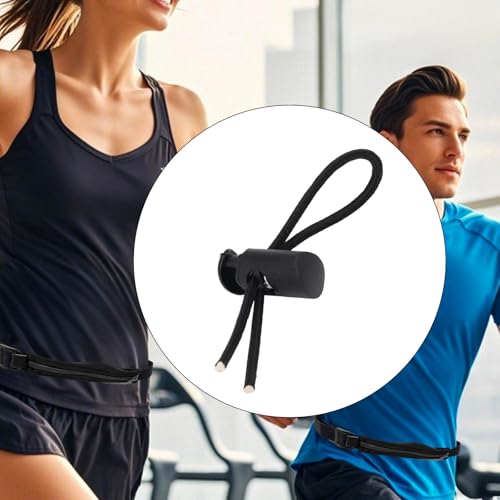Gosknor 8pcs Bib Holder for Runners, Black Race Bib Toggles Clip