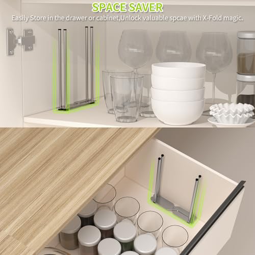 Plastic Bag & Bottle Drying Rack, Wine Decanter Drying Stand - size: Small