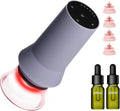 ZDEER Cupping Set, Electric Cupping Kit for Massage Therapy, Lymphatic Drainage Massager with Heat, 6 Levels for Muscle Relaxation, 4 Cups + 2 * 10ml Essential Oil - size: 1 Device + 2 Essential Oils + 4 Cups