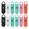 Fauxomor 140dB Personal Safety Alarm for Women 12pack Self Defense Keychain - color: 2Set-6 Colors
