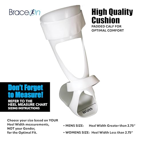 Brace On Swedish Polyethylene AFO Ankle Brace for Women's Right Foot Drop - style: Women Right