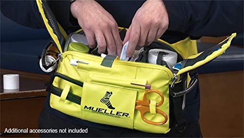 MUELLER Sports Medicine Medi Kit ATSS Bag Only for Men and Women, Athletic Training Kit, Medical Supply Bag for Sports Teams, Over the Shoulder Medical Briefcase, Waterproof, High Viz Yellow, One Size