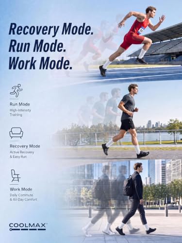 Coolmax Performance 20-30 mmhg Graduated Compression Running Crew Socks - color: White, size: Small