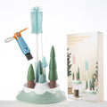 Baby Bottle Drying Rack and Cleaning Set，Xmas Surprise Gift for Newmom - style: Set, Z Blue