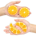 4PCS Gel Eye Ice Pack Set Reusable, Cold and Hot Compress for Eyes - color: Oranges