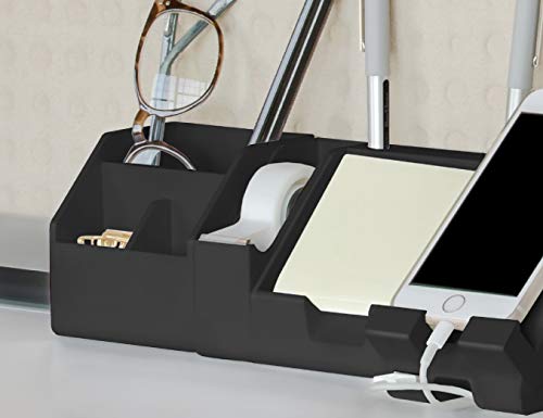 Bostitch Office Konnect Tape Dispenser with Premium Single-sided Tape, Sticks to Desk, Black (KT-TAPE-BLK) - color: Black