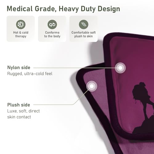 Flexible Hot and Cold Gel Pack Small 6" x 11" - size: Small, style: Purple