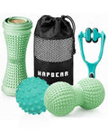 HAPBEAR Massage Ball Set 4 PC, Plantar Fasciitis Relief, with Storage Bag