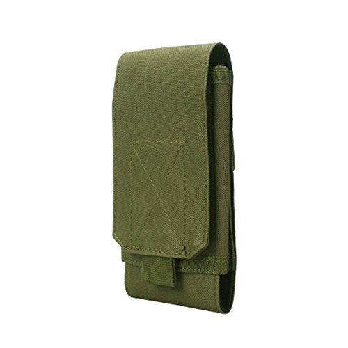 Tactical MOLLE Smartphone Holster, Universal Army Mobile Phone Belt Pouch EDC Security Pack Carry Accessory Kit Blowout Pouch Belt Loops Waist Bag Case for iPhone SE 5S Samsung Galaxy S4 Mini - color: #C (Small)