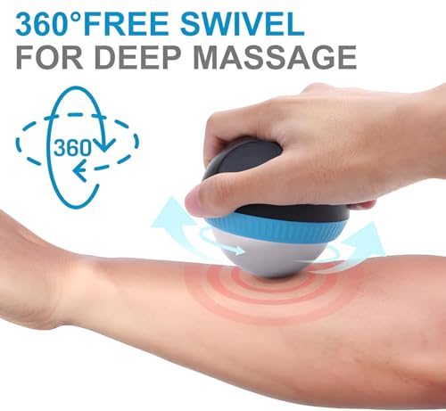 Cold Massage Roller Ball – Ice Massage Ball Cold and Hot for Deep Tissue and Sore Muscle Relief of Stiffness and Stress, Body, Neck, Back, Foot