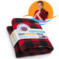 SunnyBay Lavender Microwave Heating Pad, Microwavable Heavy Weighted Full Body Moist Hot or Cold Pack and Washable Fleece Cover, 10x24 Inches, 4 lbs, Buffalo - color: Lavender Scented Buffalo
