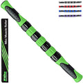 Elite Massage Roller Stick Targets Sore, Tight Leg Muscles to Prevent Cramps and Release Tension. It's Sturdy, Lightweight, Smooth Rolling and Thankfully This Lifesaver has Comfortable Handles.Green - color: Green