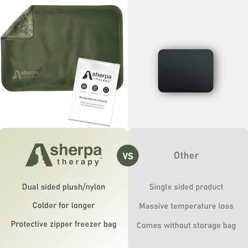 Flexible Hot and Cold Gel Pack Extra Large 14" x 22" - size: Extra Large, style: Green