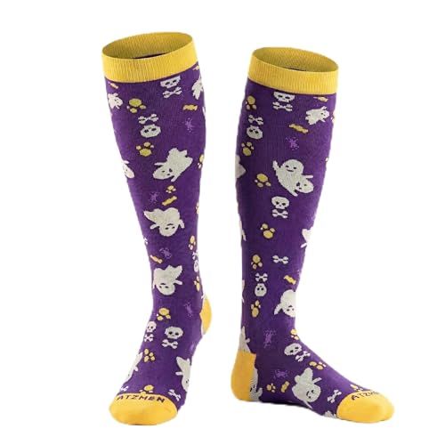 COUVER Unisex Graduated Athletic Compression Socks - color: Cheeky Devil, size: Small-Medium