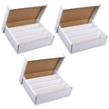 (3) Premium 3200 Count Trading Card Storage Box 4 Row Monster Cardboard Box - 200 Pound Test Strength - Baseball Card Storage Box - 3 Boxes - MADE IN USA