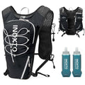 IX INOXTO Running Hydration Vest for Women Men with 500ML Soft Flask - color: black with 500ml