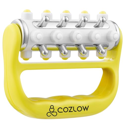 MyoRelease Lymphatic Drainage Massager - Yellow - Handheld Massage Roller - color: Yellow