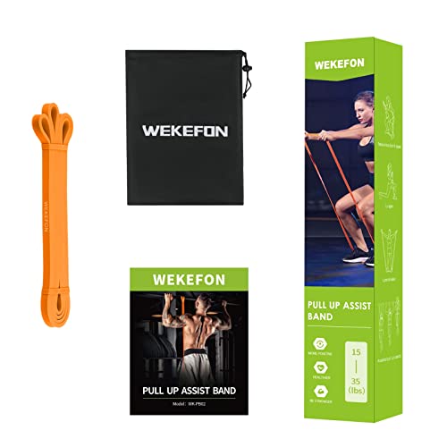 Resistance Bands Set, Pull Up Assist Bands - Stretch Resistance Band - Mobility Band Powerlifting Exercise Bands for Resistance Training, Physical Therapy, Home Workouts - color: Orange