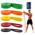 Pull Up Bands, Resistance Bands Set, Exercise Workout Bands for Men & Women, Ideal for Body Stretching, Physical Therapy and Muscle Training - color: Wine Red