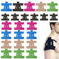 24 Count Kinesiology Tape for Shoulder Precut, Shoulder Tape for Pain Relief, Waterproof Breathable Elastic Shoulder Tape Kinesiology Support for Rotator Cuff, Daily Use and Sports