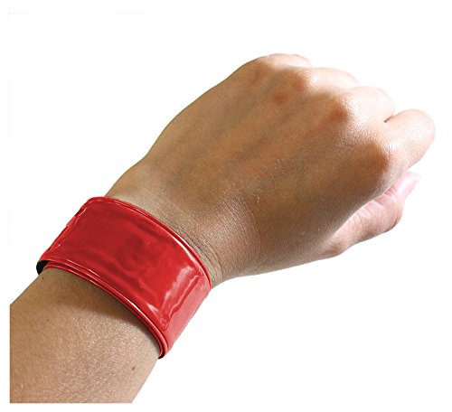 BUDDY Red Reflective Wrist Band: SF-72711-Z02 : (Pack of 2 Pcs.)