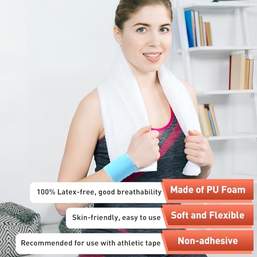ddseexhe12 Pcs Pre Wrap Athletic Tape,2.75 in X 360 Yards Pre Wrap Tape