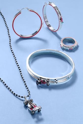 Alex and Ani Hot Wheels™ Necklaces - Car Necklace for Women, 16" + 2" Extender - color: Shiny Silver, style: Racecar Pendant Necklace (Shiny Silver)