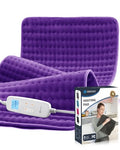 CooCoCo FSA Eligible 17 x 33 in Electric Heating Pad, Modena - color: 17"*33" Purple