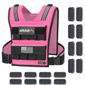 APEXUP Weighted Vest Men, Adjustable Weight Vest for Running - color: Pink, size: With Weights-40lbs