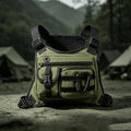 Outdoor Chest Bag For Men and Women, Tactical Vest For Running, Green