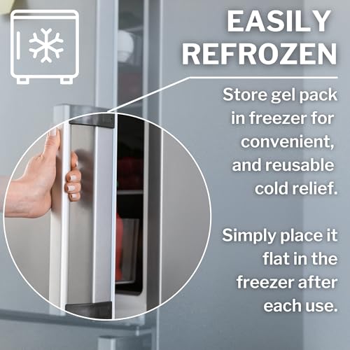 CareStock Reusable Hot and Cold Gel Packs, Large, 6.75 x 10.5 in - size: Large (24 Count)