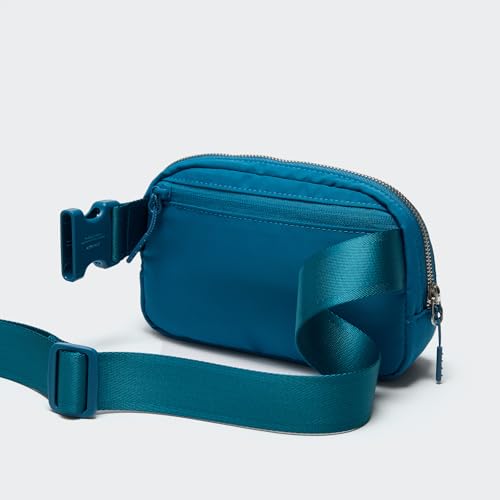 Pander Unisex Belt Bag Fanny Pack for Women with Adjustable Strap, Small Waist Pouch for Workout Running Traveling Hiking - color: Ocean Blue