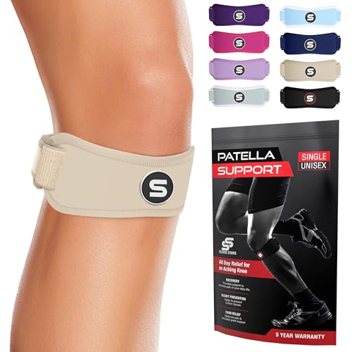 Sleeve Stars Patella Knee Strap and Turmeric Curcumin Supplement Bundle Patellar Tendon Support Knee Brace for Running Sports Arthritis Knee Pain Relief Osgood Schlatter Runner’s Knee Joint Support Mo