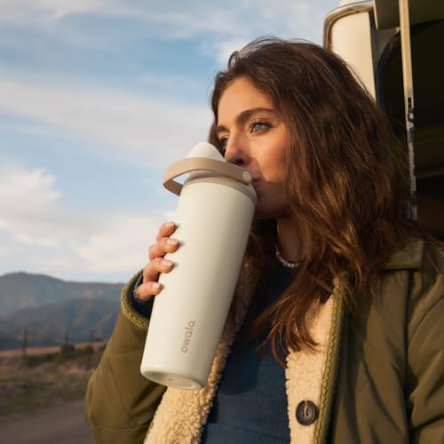 Owala FreeSip Sway Stainless Steel Water Bottle 30 oz Iced Breeze - color: Iced Breeze, size: 30 Ounces