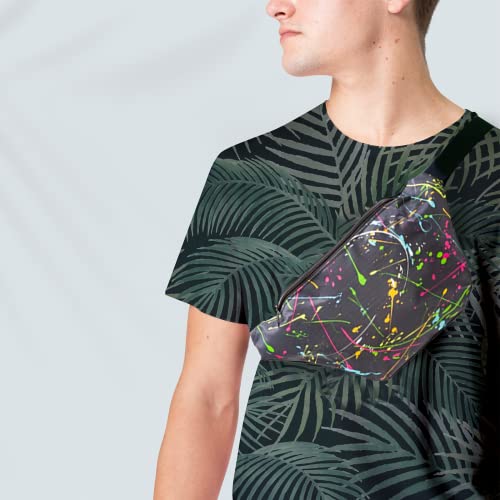 Funny Guy Mugs Paint Splatter Premium Fanny Pack - color: Paint Splatter
